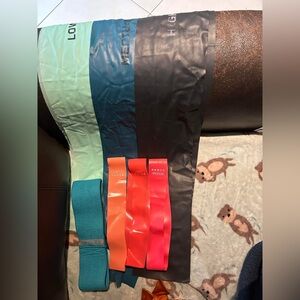 Resistance Bands, Yoga Block and 2 jump ropes